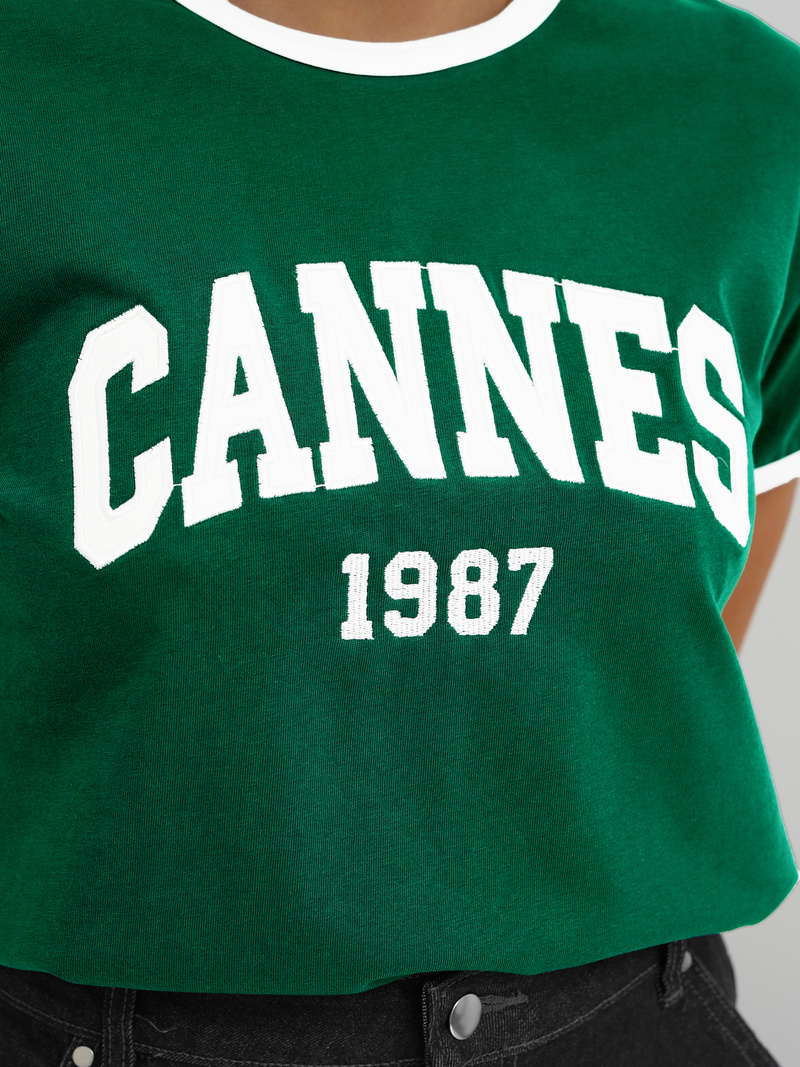 Dámské Tričko Zelený OZONEE JS/R62184