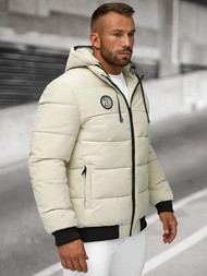 Pánská Zimní Bunda Ecru OZONEE JS/31M5026/280