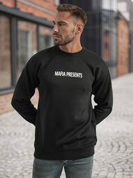 Pánská Mikina Černá OZONEE JS/65B3919/3