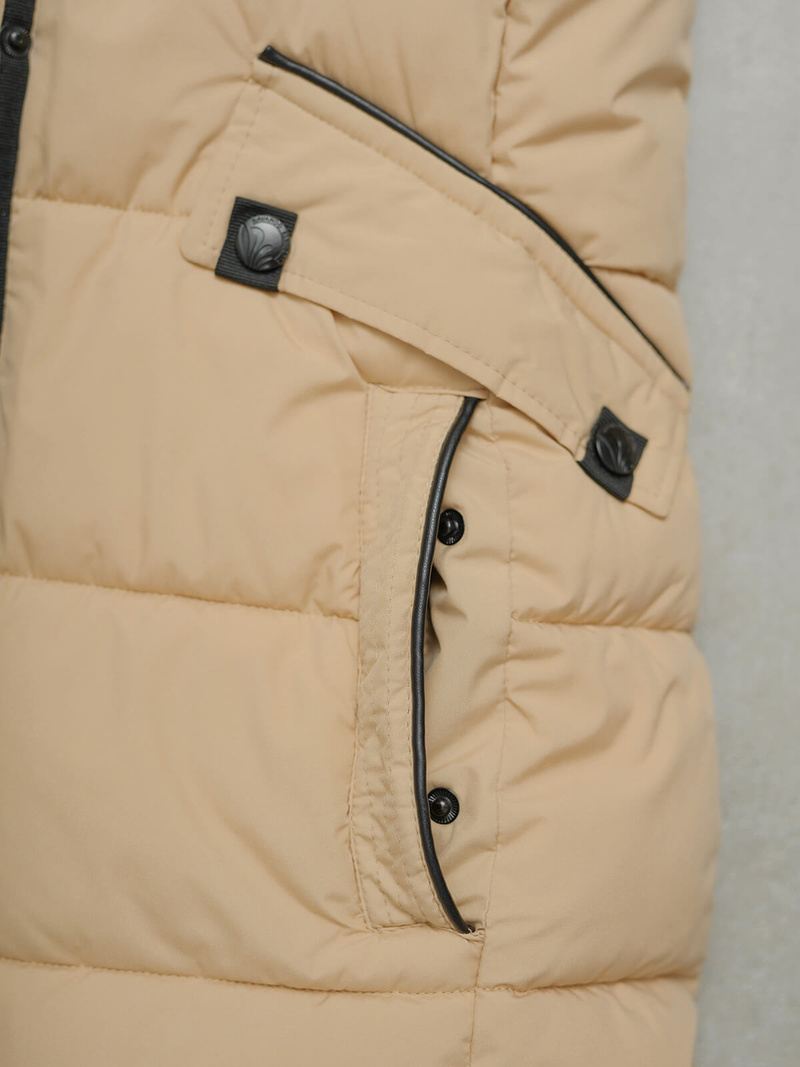 Dámská Bunda Béžová OZONEE O/W377