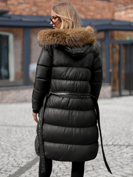Dámská Bunda Černá OZONEE JS/5M3298/392Z