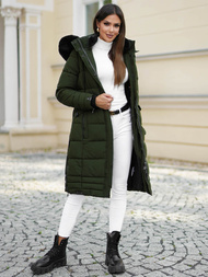 Dámská Bunda Khaki OZONEE O/W377Z