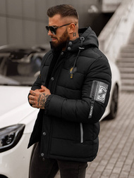 Pánská Bunda Černá OZONEE JS/57M7503/392Z