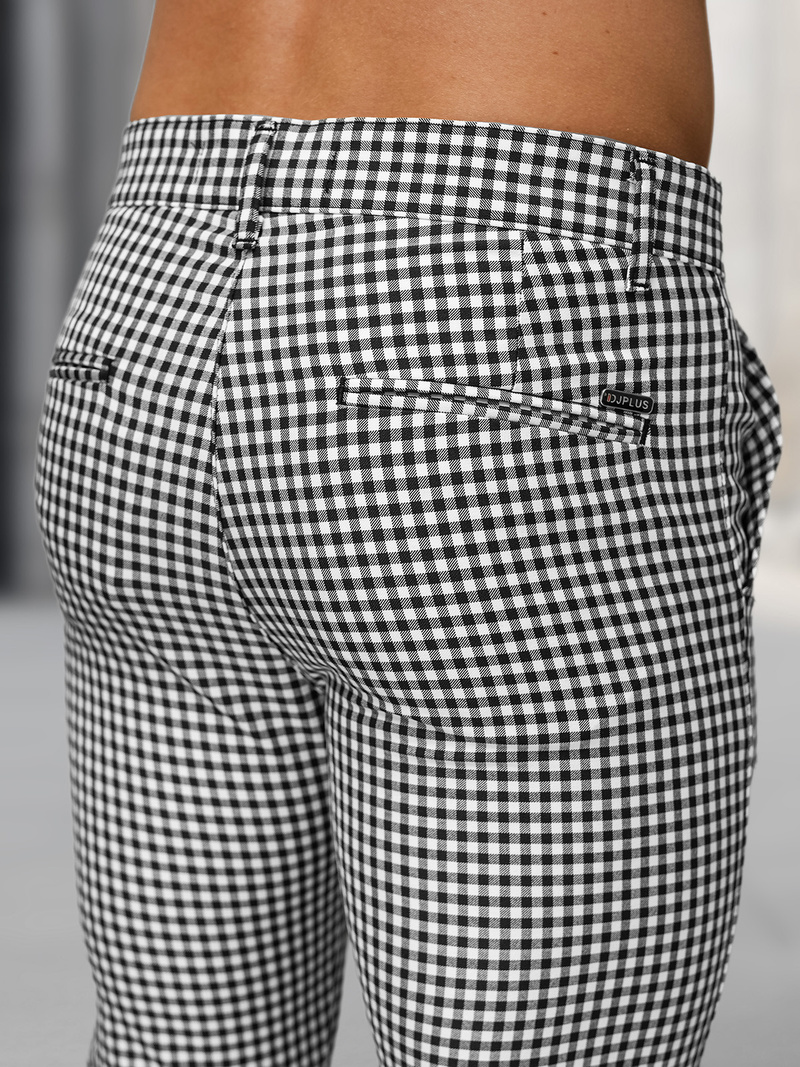 Pánské Kalhoty Černobílé OZONEE DJ/5531Z