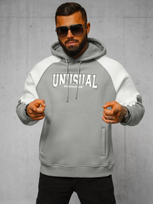 Mikina Šedé OZONEE O/SWE23027Z