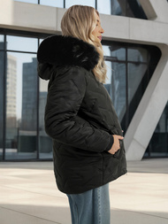 Dámská Bunda Černá OZONEE JS/16M9296/392