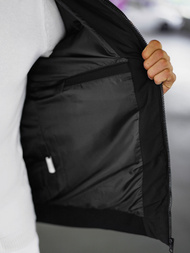 Pánská Zimní Bunda Bílo-Černá OZONEE JS/31M5030/392Z