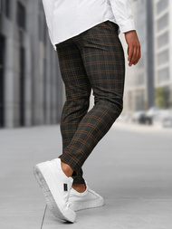 Pánské Chino Kalhoty Grafitové OZONEE DJ/5632Z