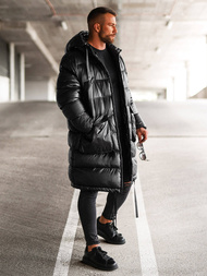 Pánská zimní bunda černá OZONEE O/M3205Z