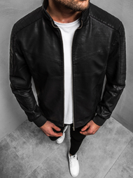 Pánská Bunda Černá OZONEE JB/JP1123Z