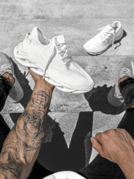 Pánské Sneakery Bílé OZONEE B/2051/20