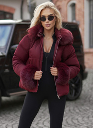 Dámská Bunda Vínová OZONEE JS/16M9282/06