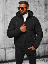 Pánská Bunda Černá OZONEE JS/31M5006