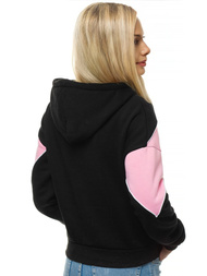 Dámská Mikina Černá OZONEE JS/KSW2036