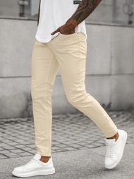 Pánské Džíny Jasně-Béžové OZONEE E/5388/04