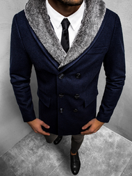 Pánský Kabát Námořnický Modry OZONEE O/5626