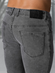 Pánské Džíny Grafitové OZONEE NB/MP0192GSZ