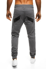 Pánské Kalhoty Jogger Šedé OZONEE A/706