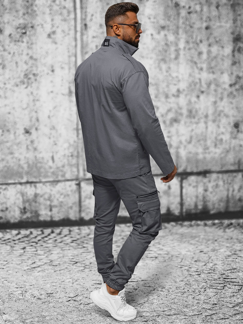 Pánská Bunda Grafitová OZONEE O/G3035