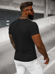 Pánské Tričko Černé OZONEE JS/712007Z 