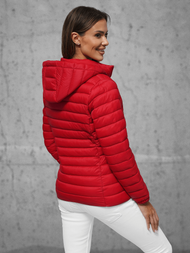 Dámská Bunda Červená OZONEE JS/16M9101/270