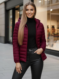 Dámská Bunda Vínová OZONEE JS/16M9103/01Z