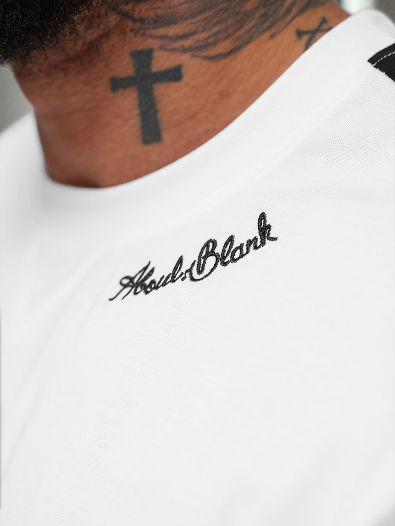 Pánské Tričko Bílé OZONEE O/QQ1195Z