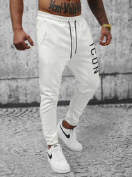 Pánské Tepláky Bílé OZONEE O/D9125