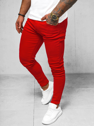 Pánské Džíny Červené OZONEE O/E7887R