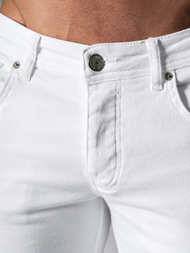 Pánské Džíny Bílé OZONEE E/5348/01Z