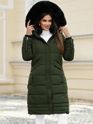Dámská Bunda Khaki OZONEE O/W377Z