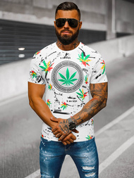 Pánské Tričko Bílé OZONEE O/T131/1