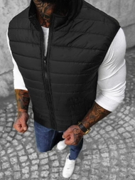 Pánská Vesta Černá OZONEE JS/MY77Z