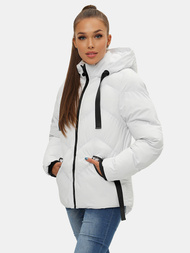 Dámská Zimní Bunda Bílá OZONEE JS/M739/281