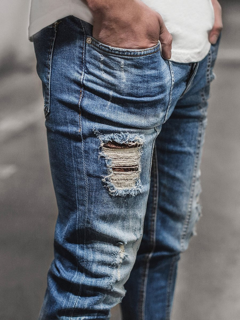 Pánské Džíny Modré OZONEE G/1085