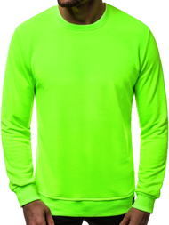 Pánská Mikina Zelená neon OZONEE MACH/3122