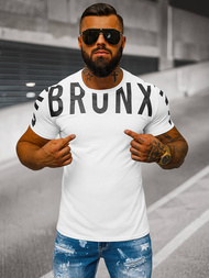 Pánské Tričko Bílé OZONEE O/8T1265/1