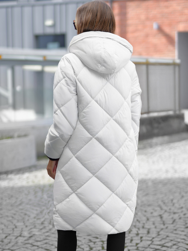 Dámská Bunda Bílá OZONEE JS/5M3168/281Z