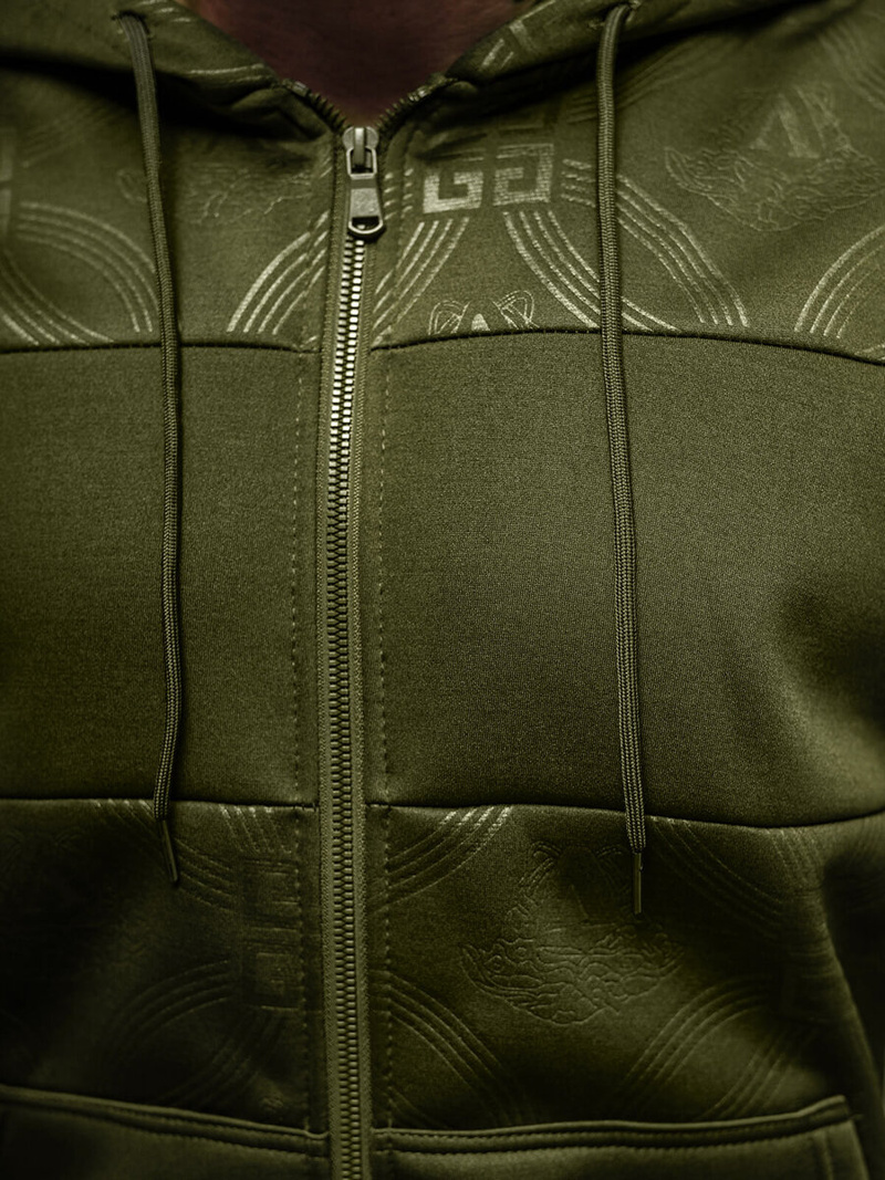 Pánská Tepláková Souprava Zelený OZONEE JS/3C555