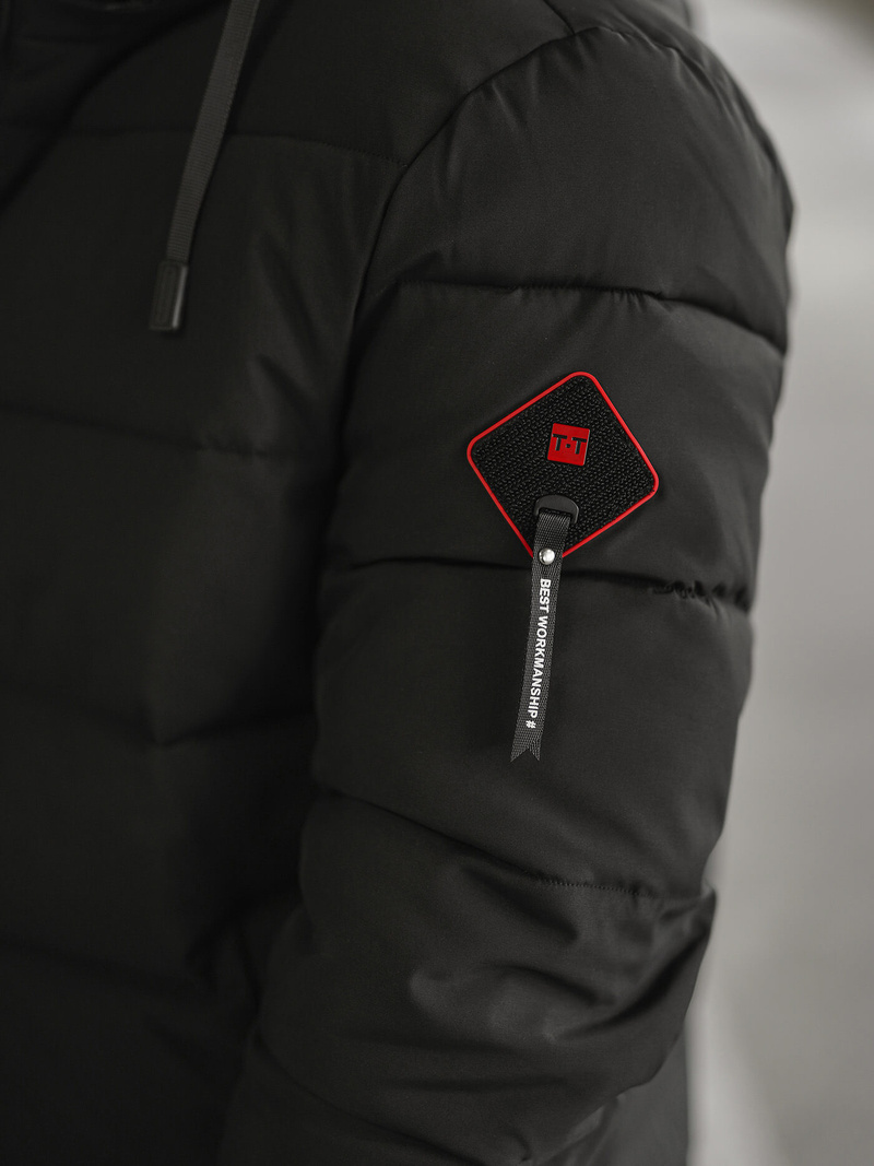 Pánská Zimní Bunda Černá OZONEE JS/31M5031/392Z