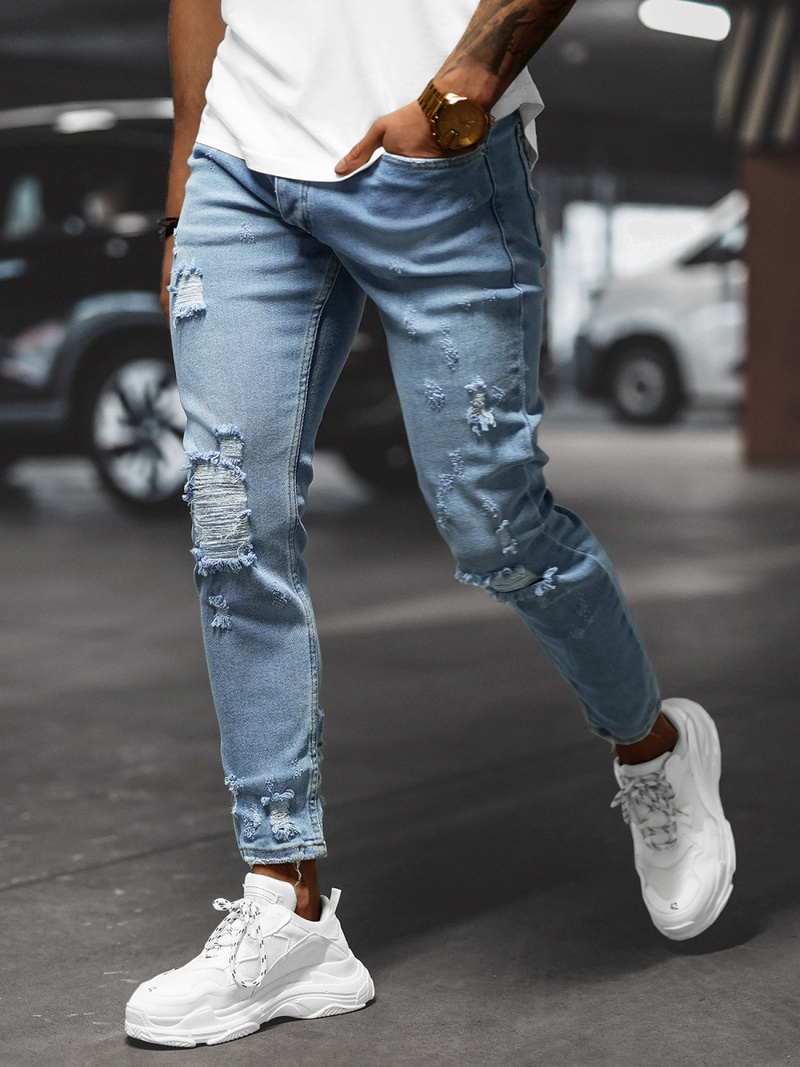 Pánské Džíny Modré OZONEE O/WE1130