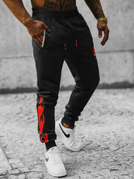 Pánské Tepláky Černé OZONEE JS/K10237Z