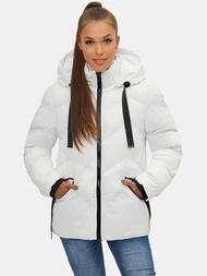 Dámská Zimní Bunda Bílá OZONEE JS/M739/281