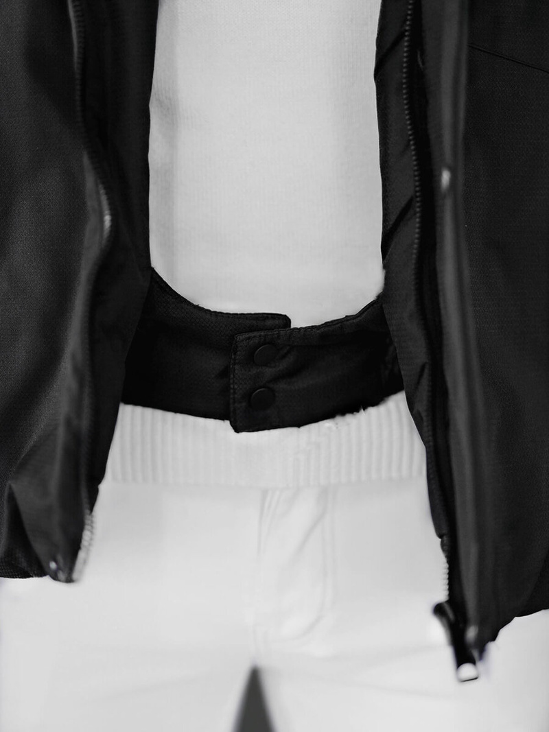 Pánská Zimní Bunda Černo-Šedá OZONEE JS/91M9903/92