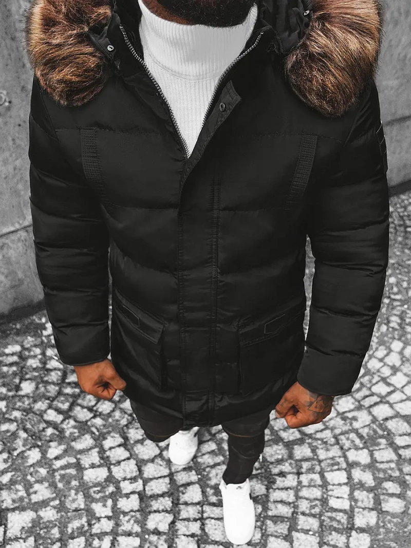 Pánská Bunda Černá OZONEE JS/M50/392