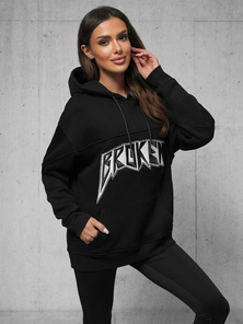 Mikina Černá OZONEE O/SWE23019Z