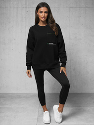 Mikina Černá OZONEE O/SWE23022Z