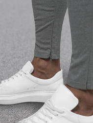 Pánské Chino Kalhoty Tmavě-Šedé OZONEE DJ/3300