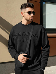 Pánská Mikina Černá OZONEE JS/8B1953/3