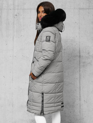 Dámská Bunda Šedé OZONEE O/W377